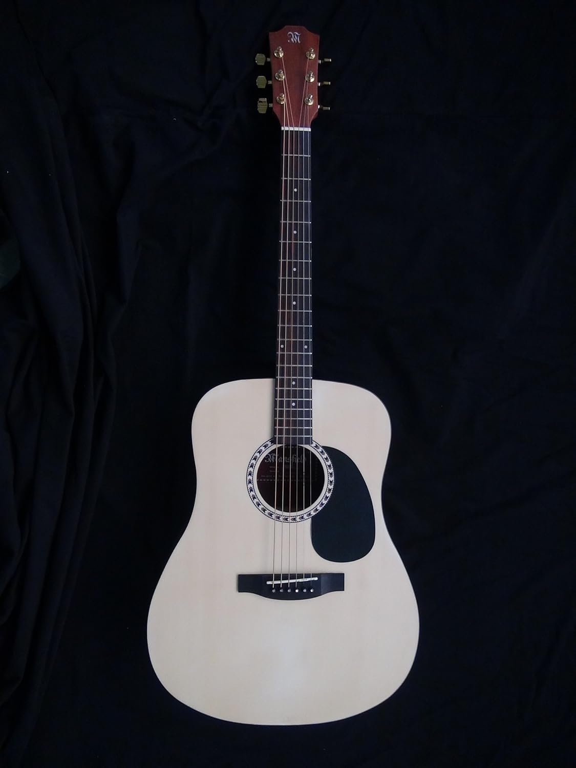 mansfield 曼斯菲尔德 41寸民歌吉他 云杉面沙比利底侧 哑光本色